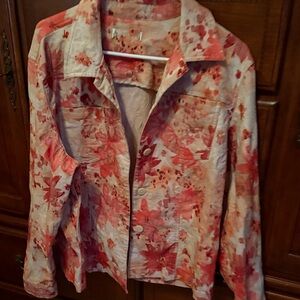 Floral Button-Up Jacket